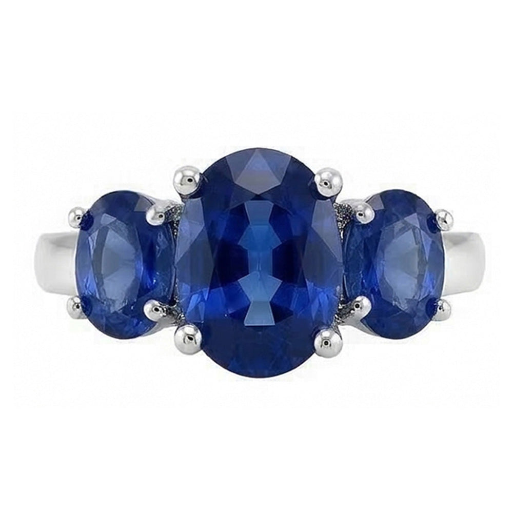 echter oval diamant 14Karat ring Seitenansicht