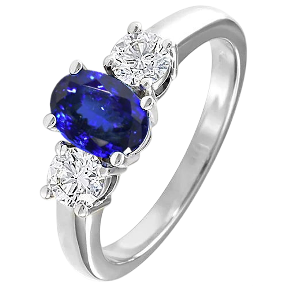 echter oval diamant 5.50Karat ring Detailansicht