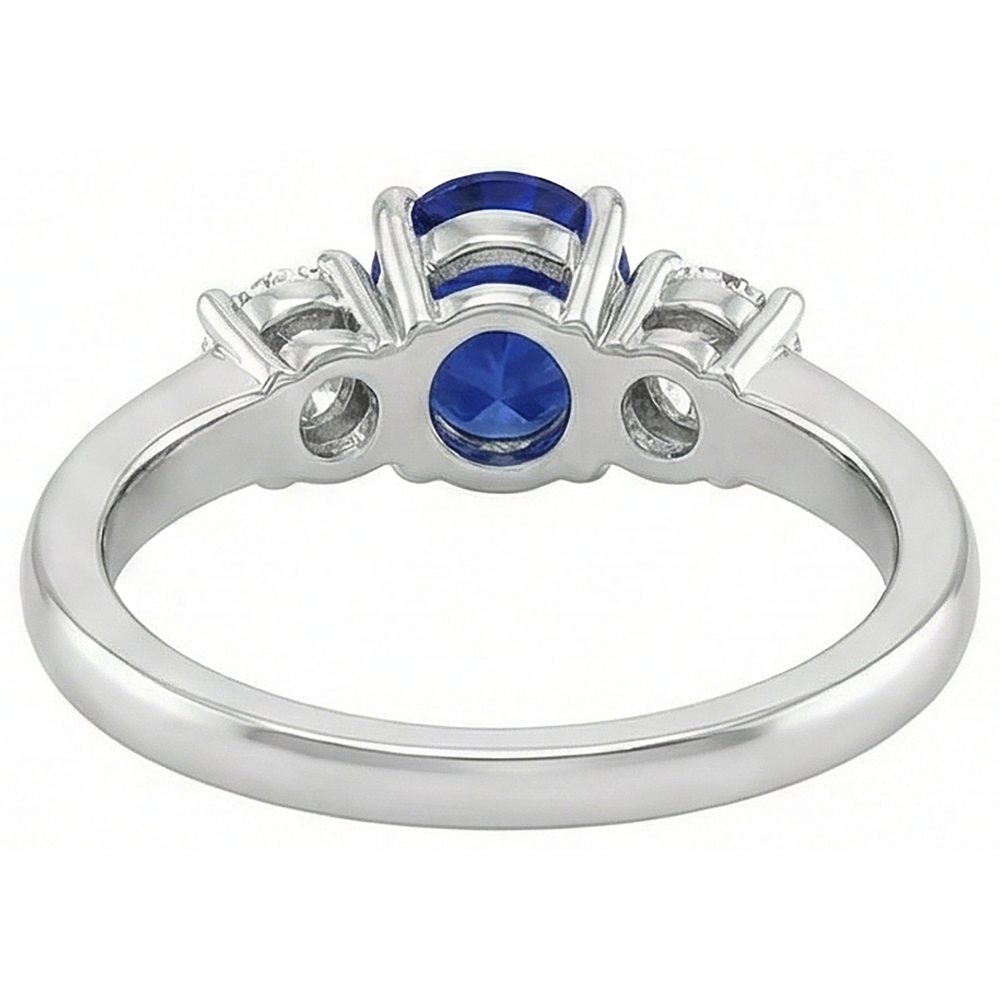 echter oval diamant 5.50Karat ring mit Diamantbesatz