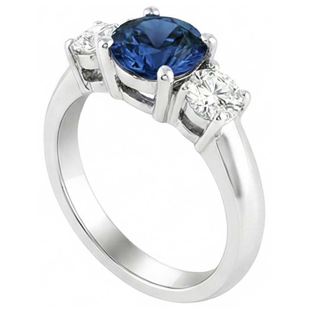 echter round diamant 4.50Karat ring Detailansicht