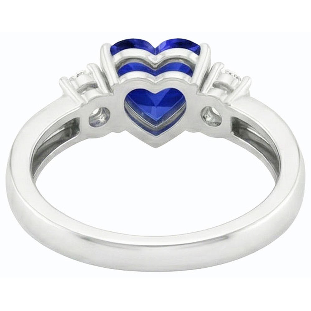 echter round diamant 1.75Karat ring auf Weiß