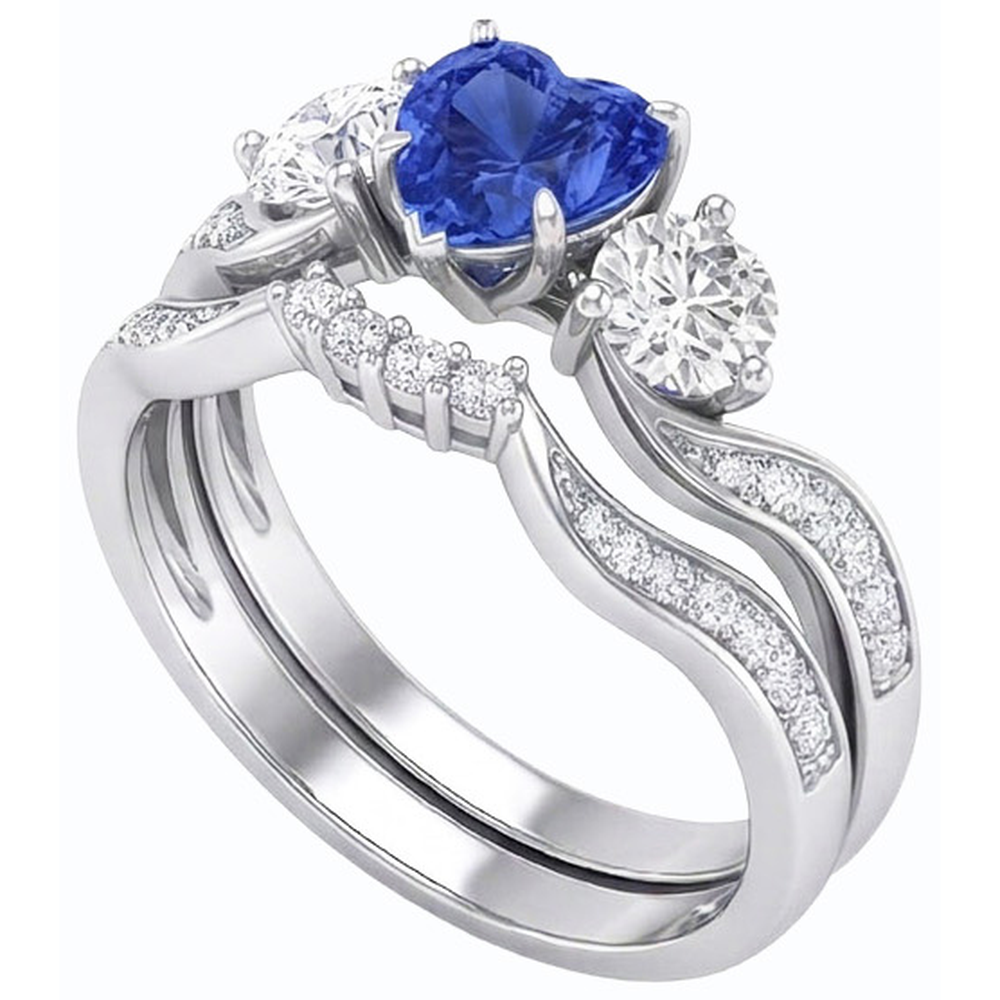 echter round diamant 3Karat ring Draufsicht