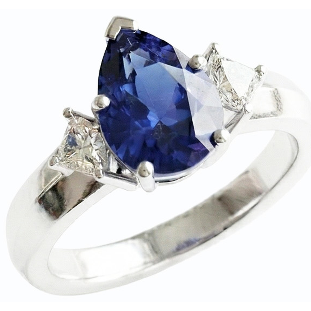 echter round diamant 3Karat ring Seitenansicht