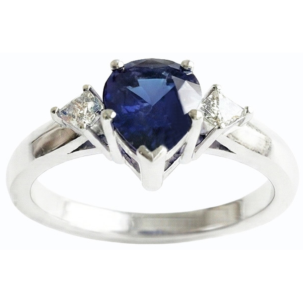 echter round diamant 3Karat ring Detailansicht