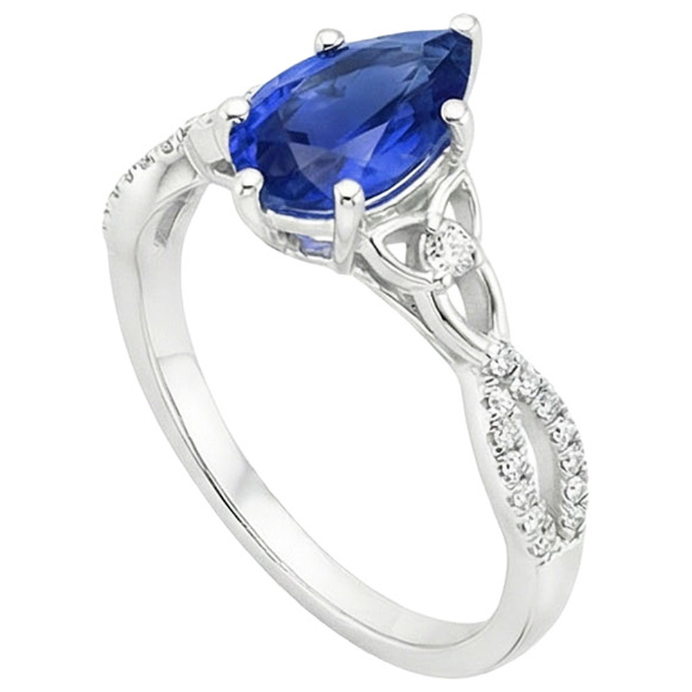 echter round diamant 3.75Karat ring Detailansicht