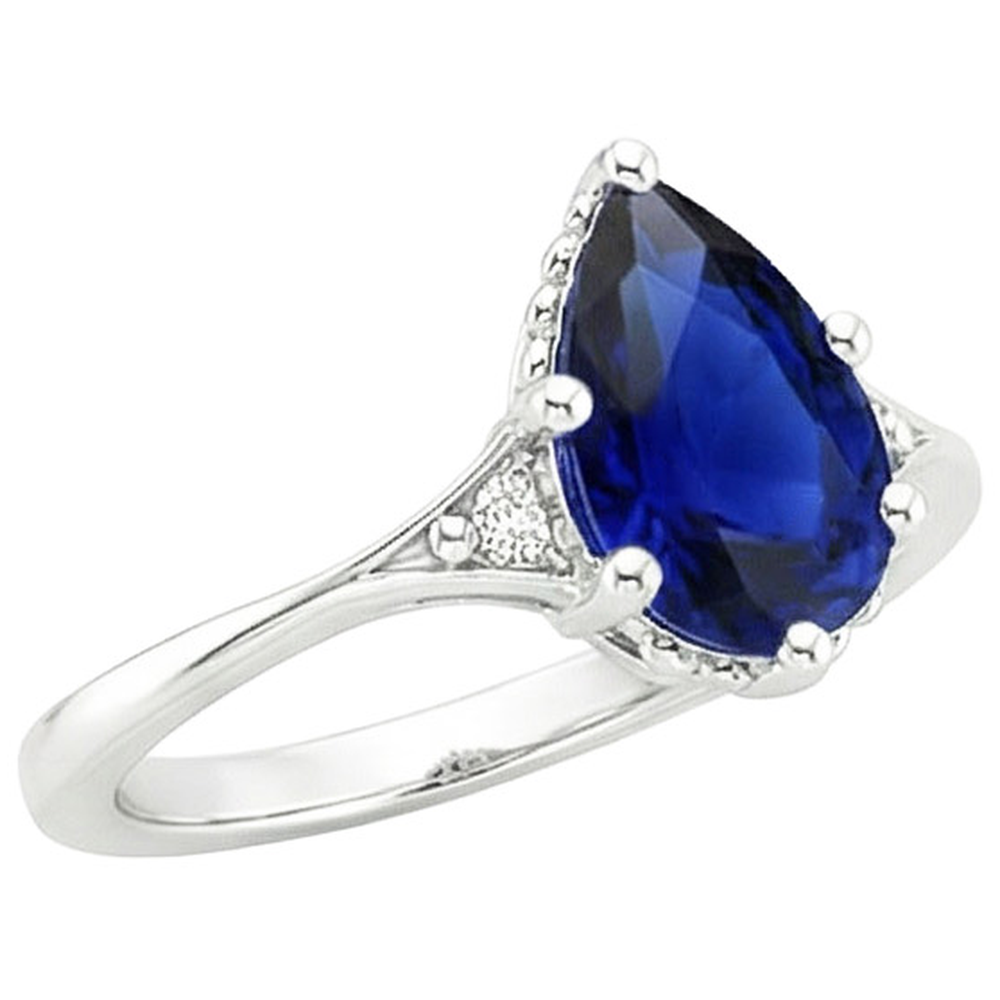 echter round diamant 3.25Karat ring Detailansicht