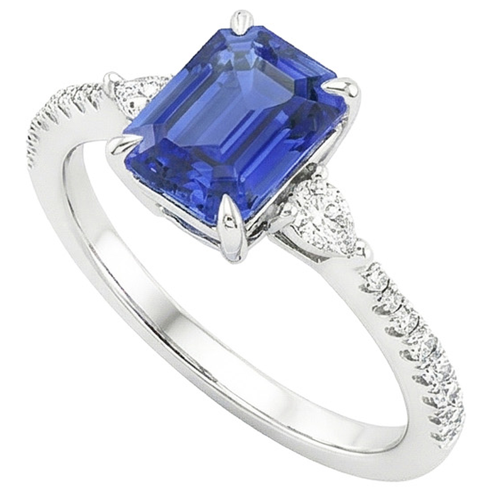 echter round diamant 4.50Karat ring Detailansicht