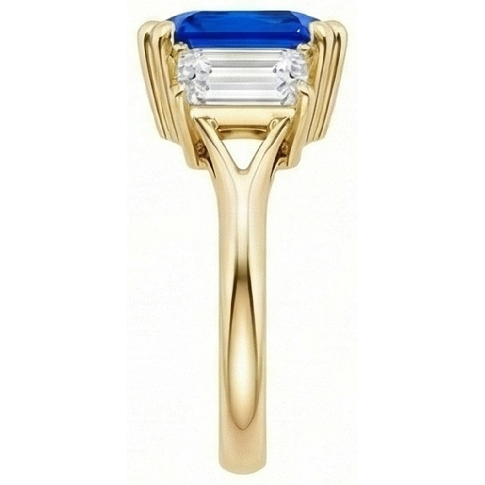 echter round diamant 2Karat ring Draufsicht