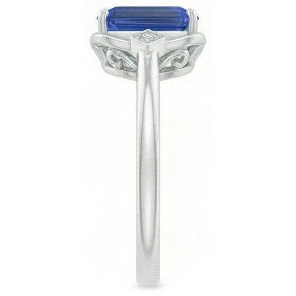 echter round diamant 1.75Karat ring Draufsicht