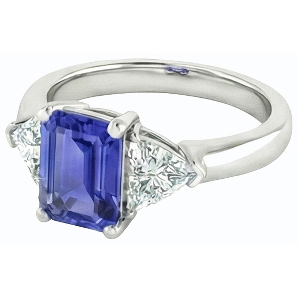 echter round diamant 2Karat ring Detailansicht
