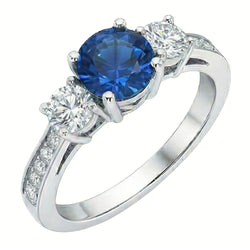 Echter Saphir Ring 3.80 Karat