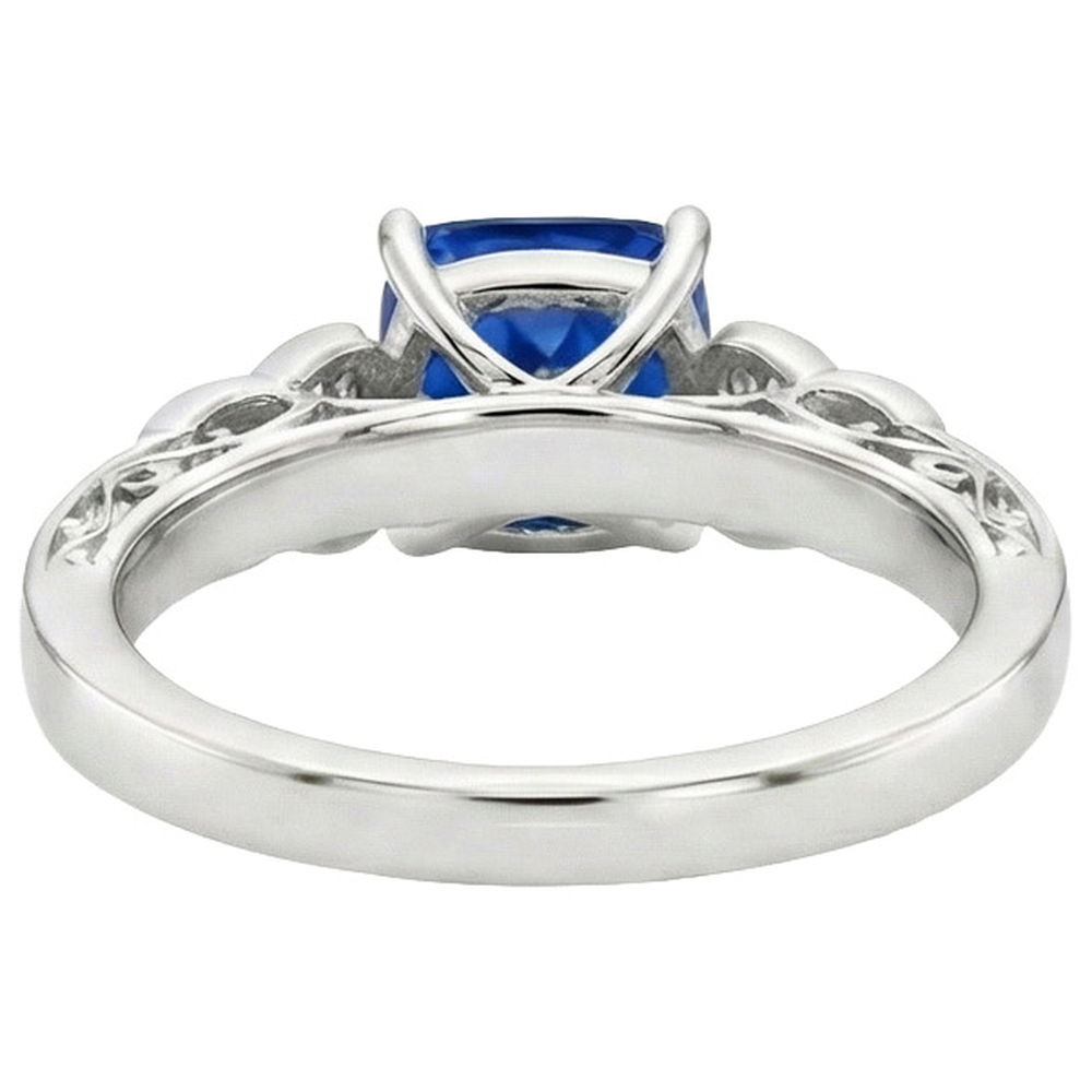 echter round diamant 2.50Karat ring Seitenansicht