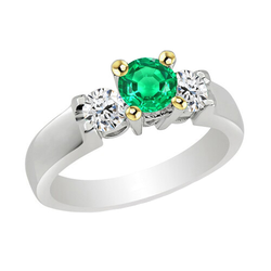 Kolumbianischer Smaragd Farbstein-Ring – GIA-Geprüft 1,50 Karat