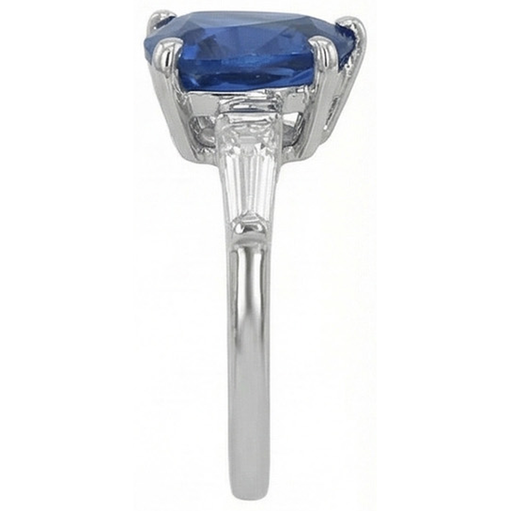 echter baguette diamant 4.50Karat ring mit Diamantbesatz