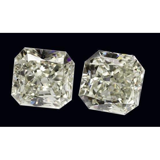 3 Karat strahlend funkelnde lose Diamanten, Paar, G, VVS1