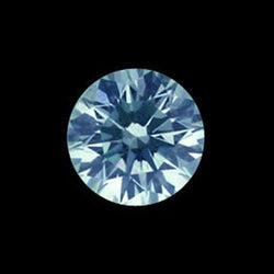 3 Karat runder blauer, behandelter, loser, natürlicher, aus der Erde gewonnener Diamant
