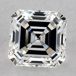 3 Karat Asscher-Diamant, natürlich, aus der Erde gewonnen, lose, F, VVS1, sehr guter Schliff