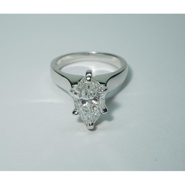 3.01 Karat Marquise Echt Diamant Solitaire Ring Damen Schmuck Neu