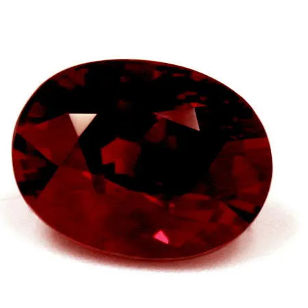 Erdgewonnener Taubenblut-Rubin Gemstone 3,04 Karat Gold – Hauptansicht