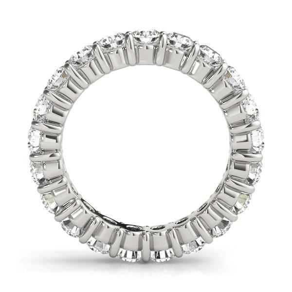 Handgefertigter Diamant Eternity Band 0,15 Karat – Frontansicht