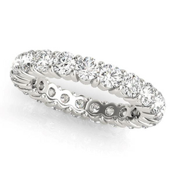 Diamant Eternity Band 0,15 Karat – 14K Weißgold
