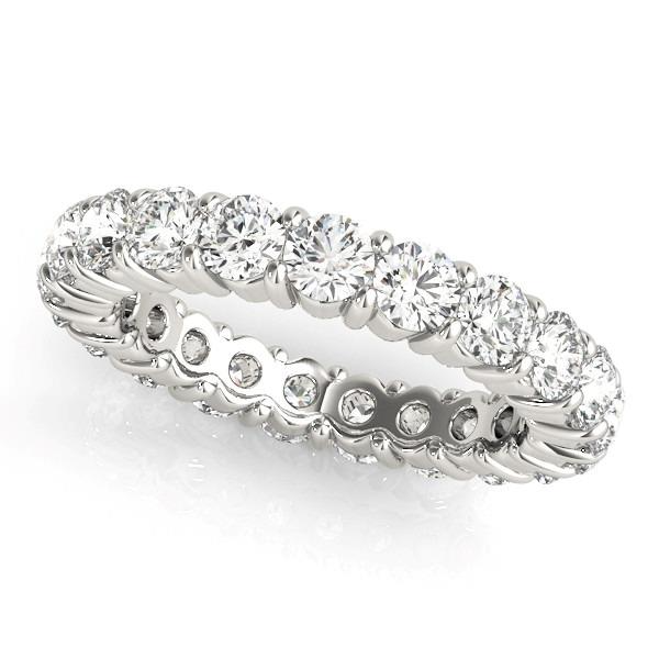 Eternity Band 14K Weißgold mit Diamant – Hauptansicht