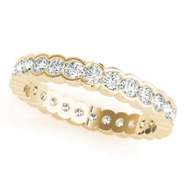 Diamant Eternity Band 0,20 Karat 14K Gelbgold – Hauptansicht