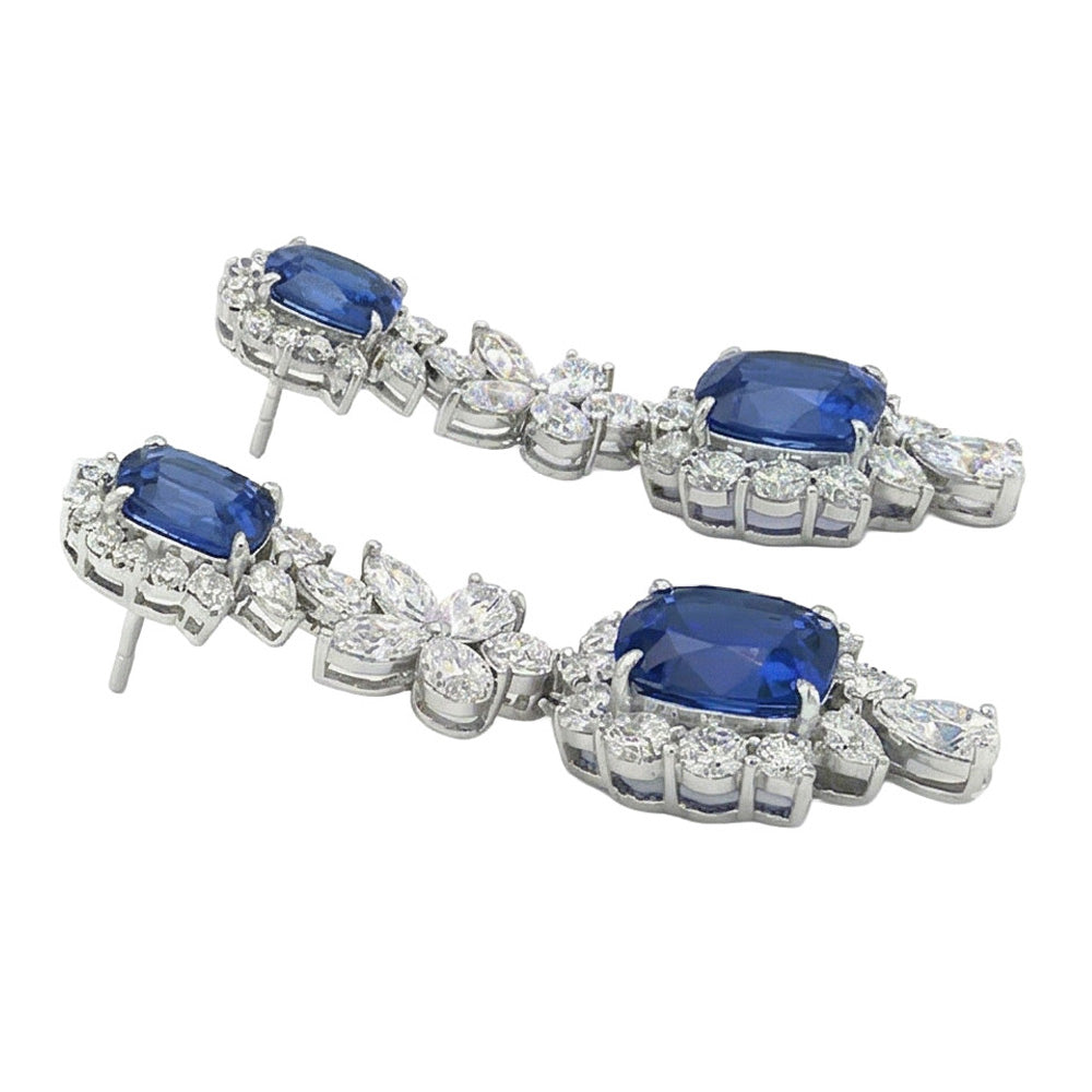 echter marquise diamant 30Karat ohrring Detailansicht