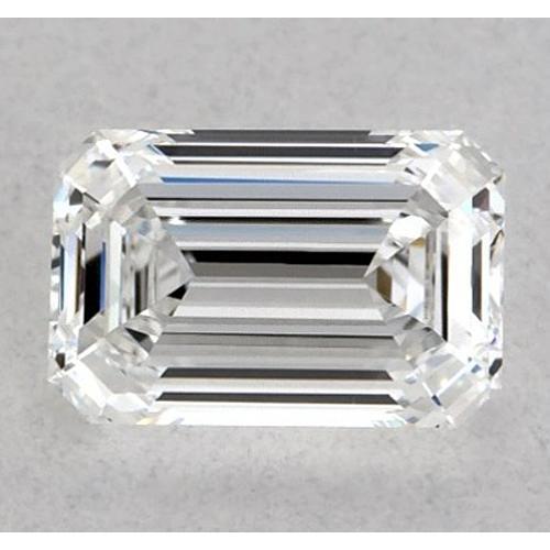 3,75 Karat Smaragd-Diamant, lose, Farbe F, VS1, sehr guter Schliff