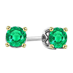 Premium GIA-Zertifiziert Edler Smaragd Gemstone Earring – 1,50