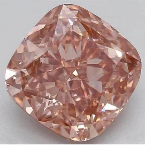 Pink Saphir Kissen-Schliff Loose Sapphires Natural in Gold – Hauptansicht