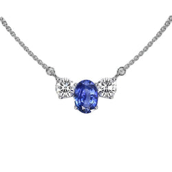 Luxuriöser 2-Karat Kornblumenblauer Saphir Schmuckstein-Anhänger