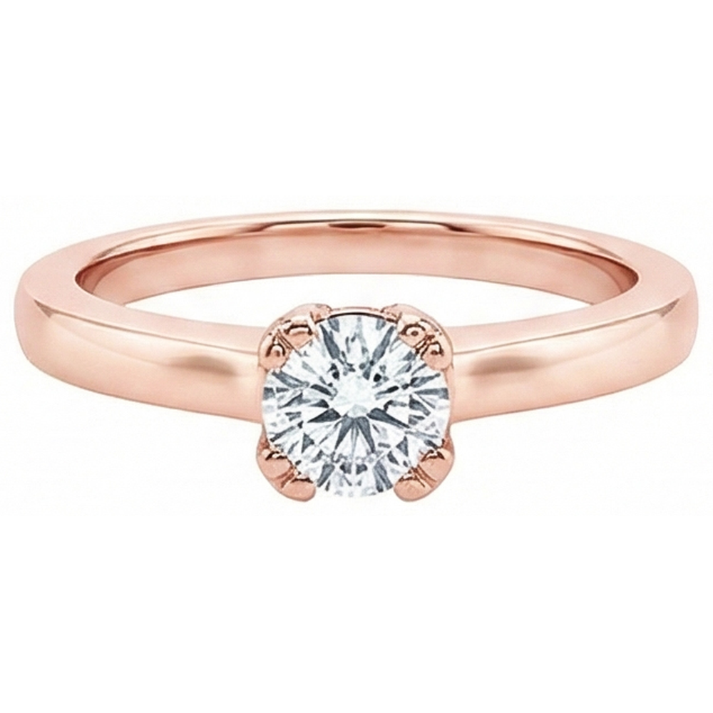 echter round diamant 3.01Karat ring Detailansicht