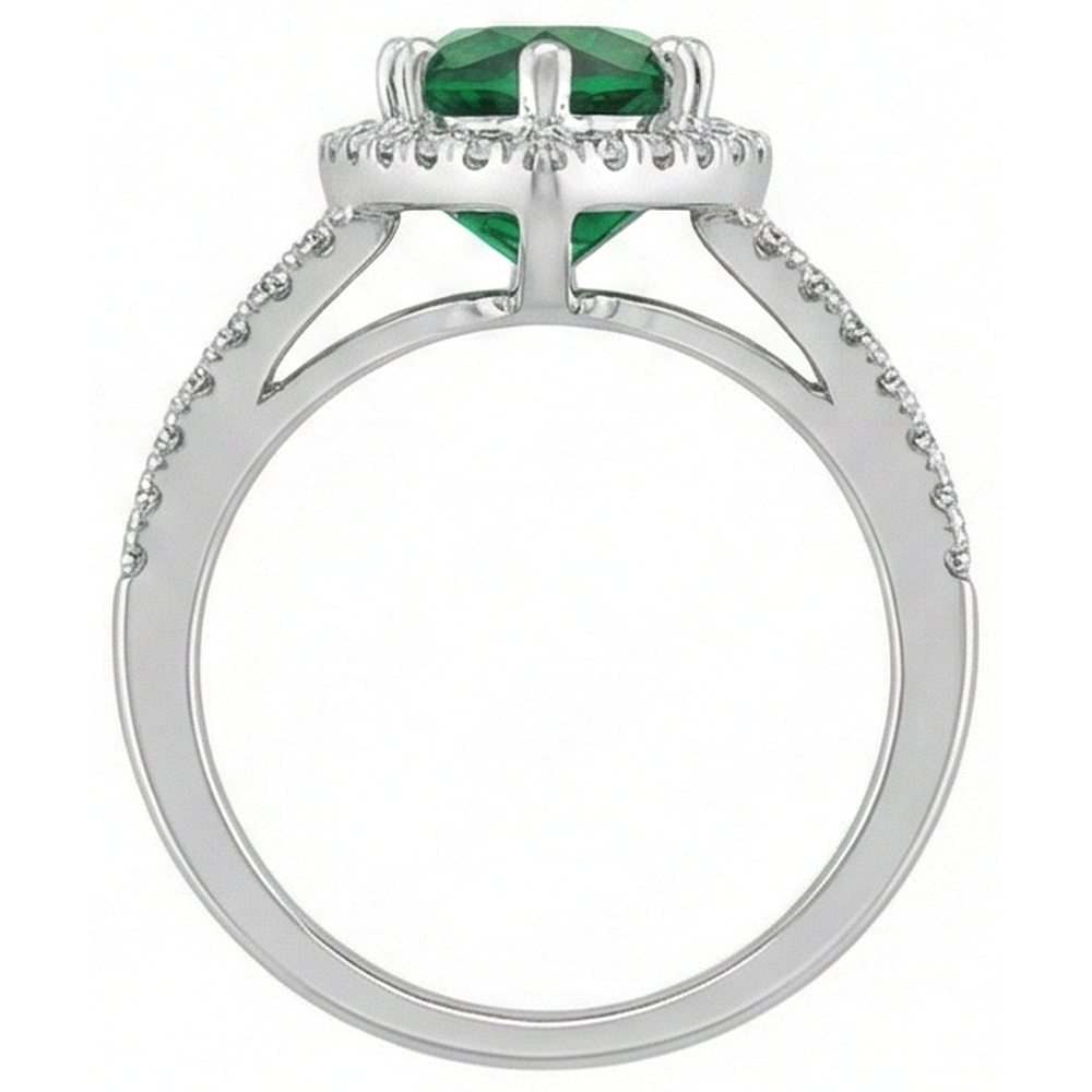 echter marquise diamant 3.35Karat ring auf Weiß