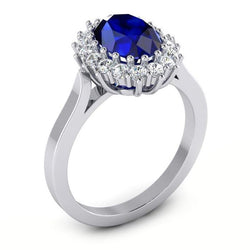 Echter Saphir Ring 3 Karat