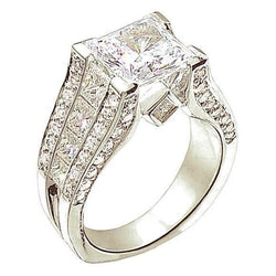 3,50 Ct. Echt Diamant-Verlobungsring Mit Akzent Damenschmuck Neu