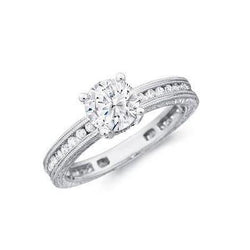 3,50 Ct Vintage-Stil Rundschliff Natürliche Diamanten Jubiläumsring