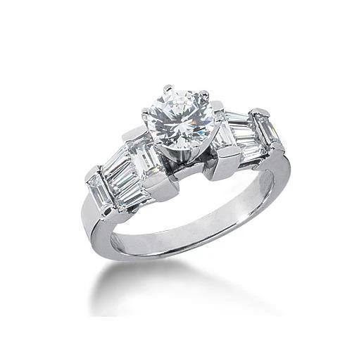 3,50 Karat Echt Diamanten Verlobungsring Weißgold Neu