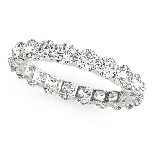 Eternity Band 14K Weißgold mit Edler Diamant – Hauptansicht
