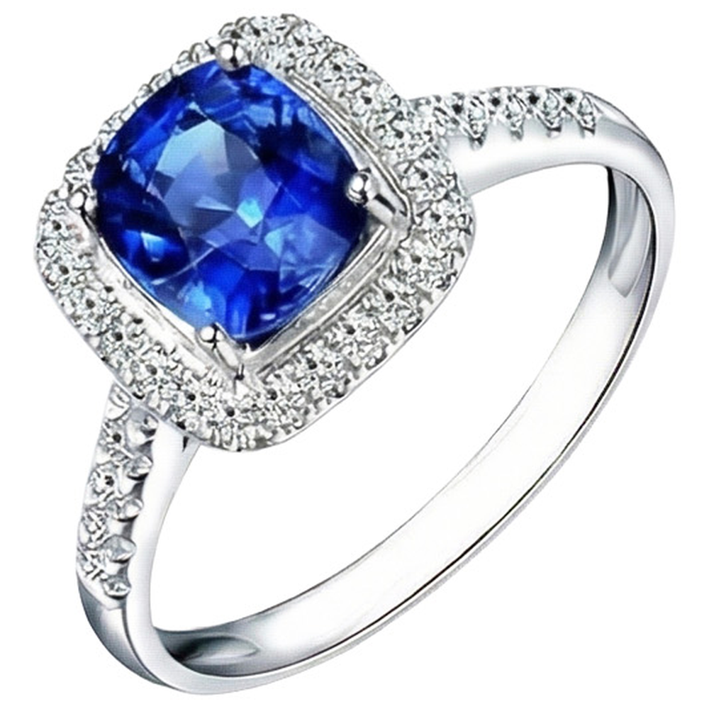 echter round diamant 4.30Karat ring Vorderansicht