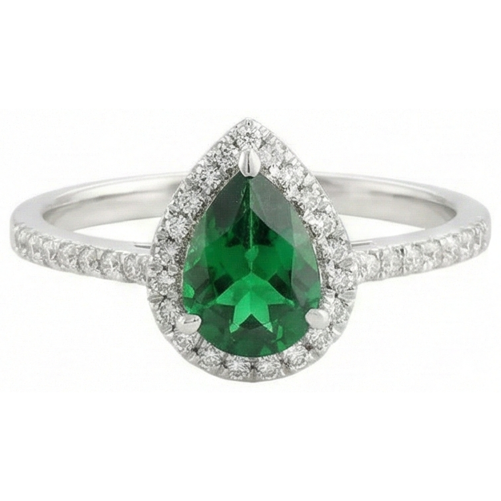 echter round diamant 4.50Karat ring Seitenansicht