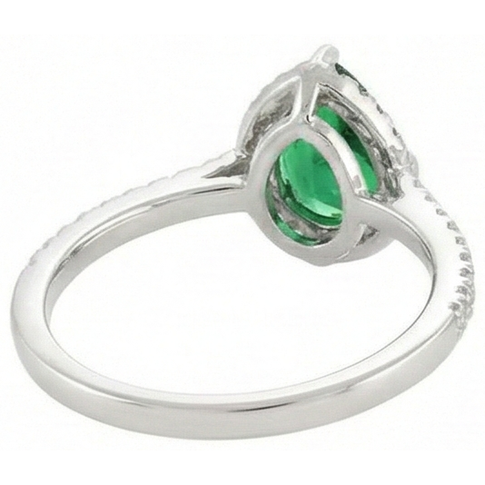 echter round diamant 4.50Karat ring mit Diamantbesatz