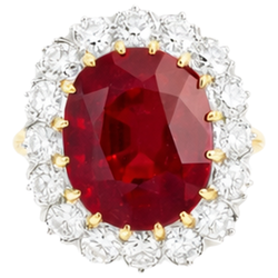 Echter Rubin Ring 4.70 Karat