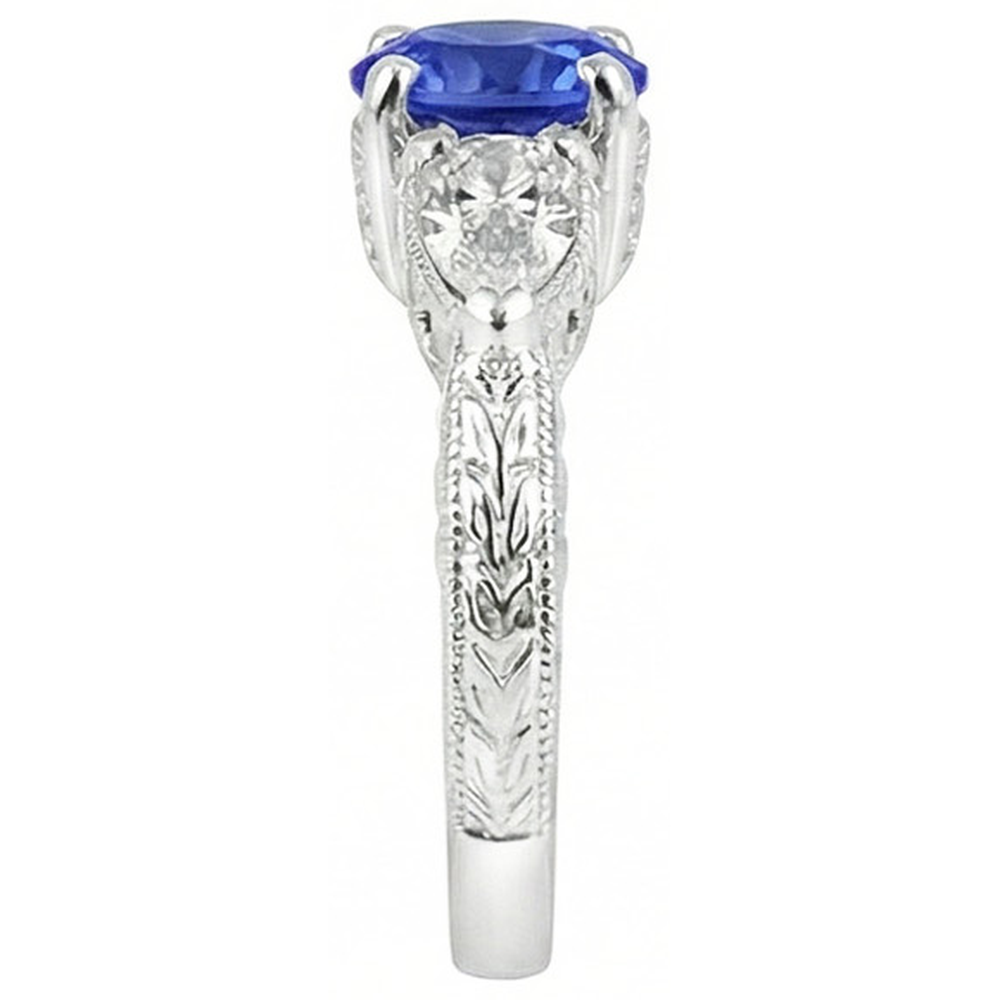 echter trillion diamant 4Karat ring Detailansicht