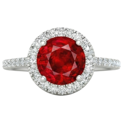 Echter Rubin Ring 4 Karat