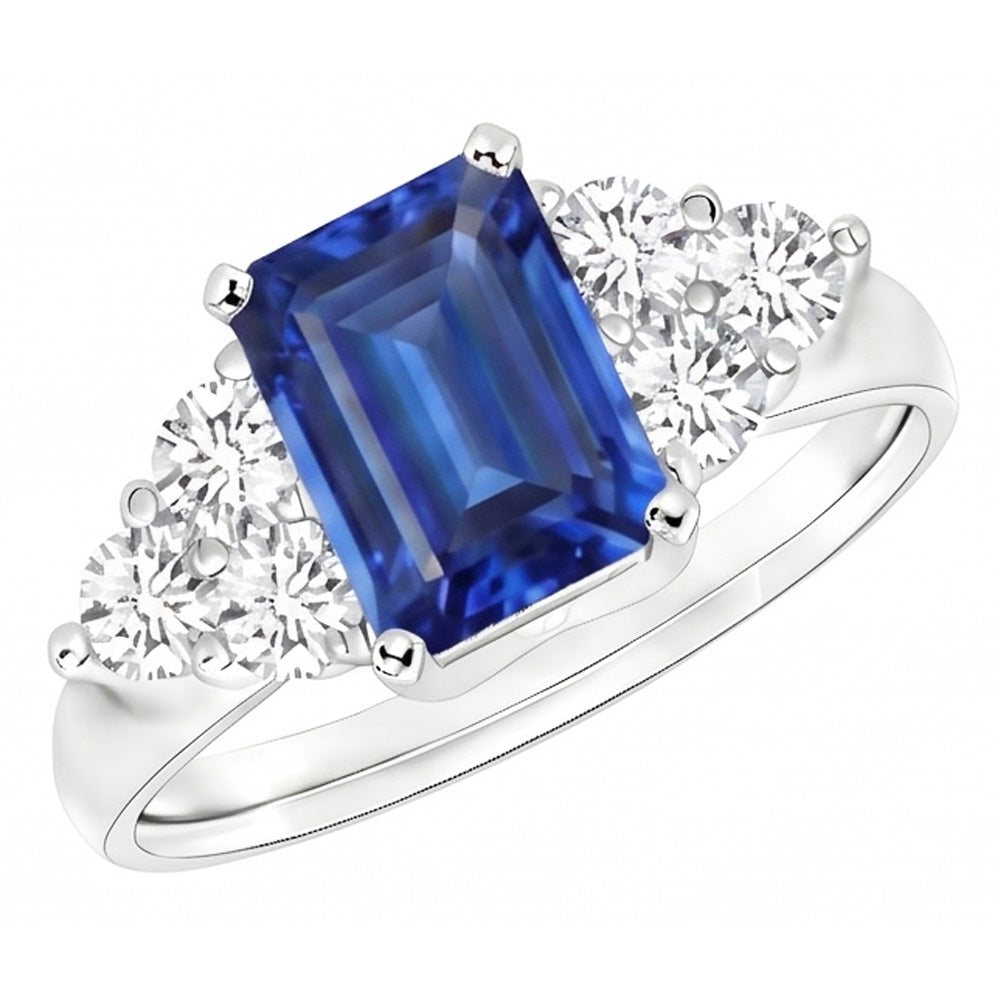 echter emerald smaragd 4Karat ring Vorderansicht