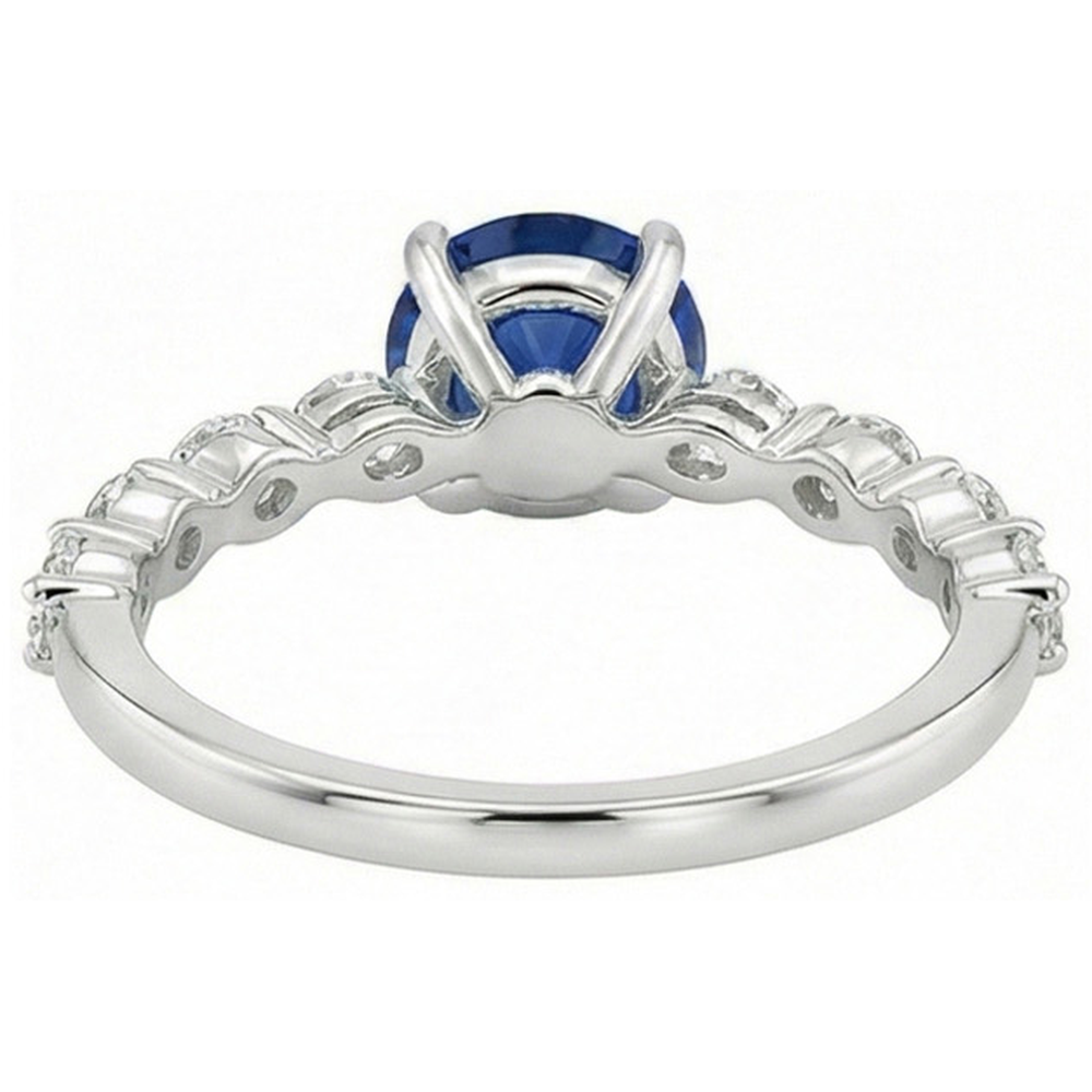 echter marquise diamant 4Karat ring auf Weiß