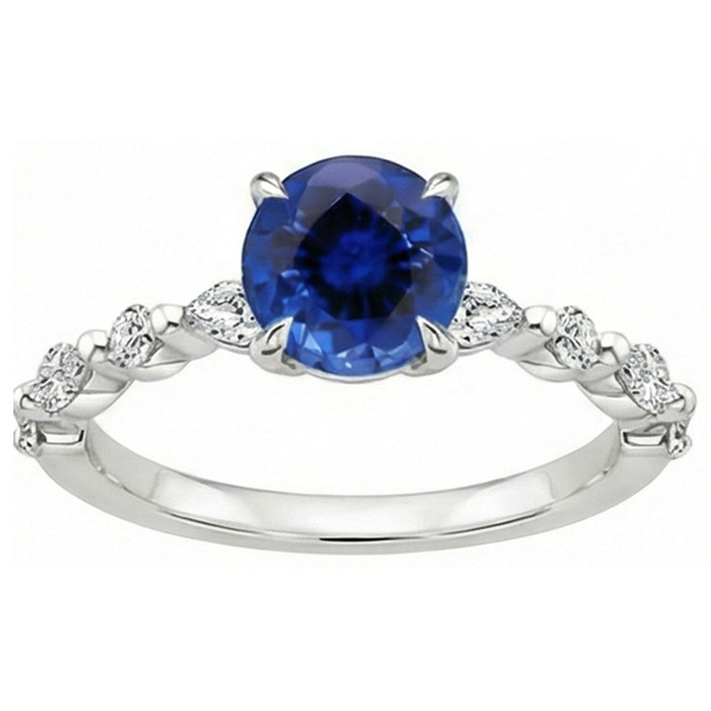 echter marquise diamant 4Karat ring Detailansicht