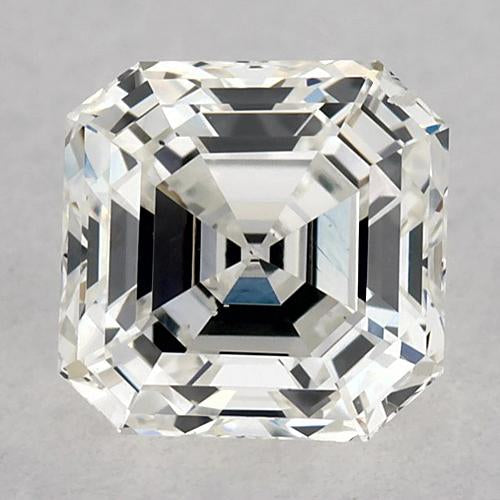 4 Karat Asscher-Diamant, lose, F, VVS1, sehr guter Schliff
