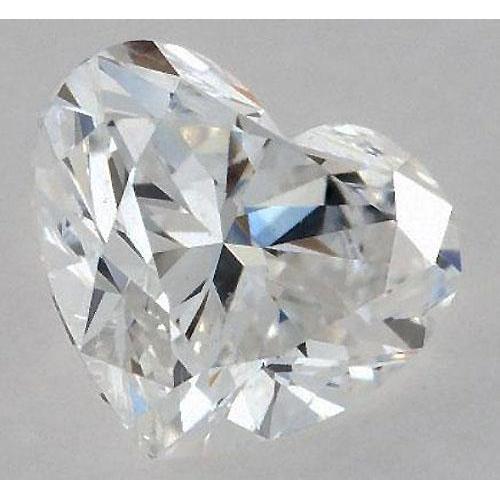 4 Karat Herzförmiger Diamant, lose, F, VVS2, sehr guter Schliff
